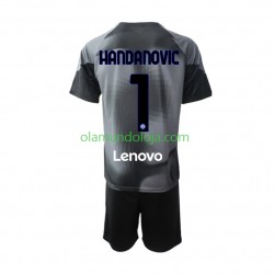 Camisola Inter de Milão Samir Handanovic 1 Guarda-redes Criança Equipamento Primeiro 2022-2023 Manga Curta